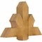 Ekena Millwork Redmond Rough Sawn Timber Gable Bracket, Western Red Cedar, 36"W x 24"H x 6"D x 6"F, 16/12 Pitch GBW036X24X0606RED00RWR - alternate 3